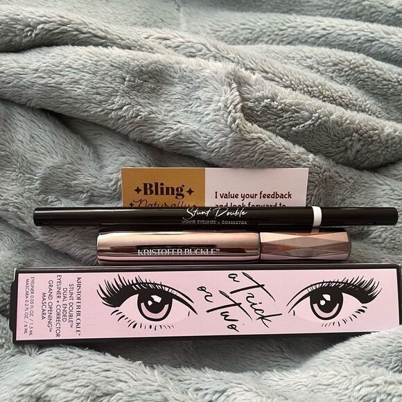 Kristofer Buckle Stunt Double Dual Ended Eyeliner Corrector Mascara - Picture 1 of 4